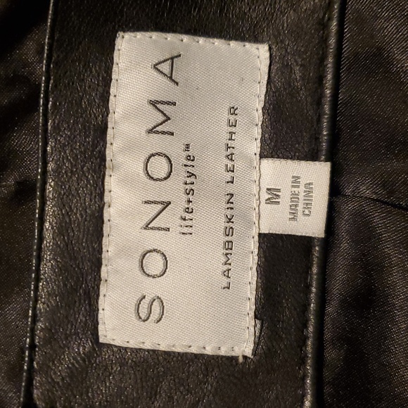 Sonoma Lambskin Black Leather Jacket - Picture 13 of 15